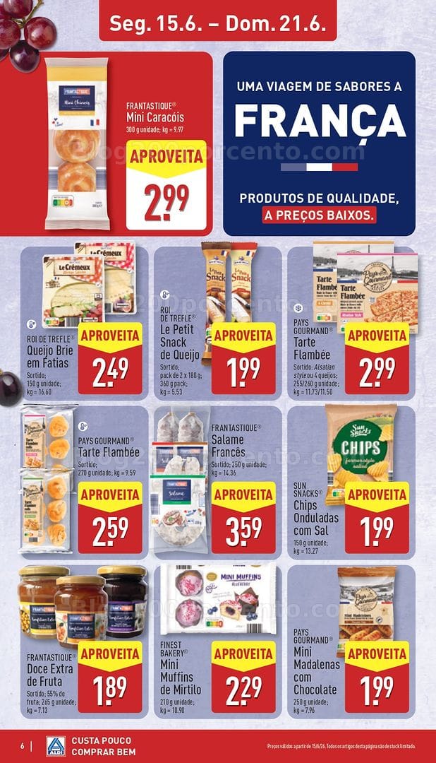 Antevisão Folheto ALDI Sabores do Mundo Promoções de 15 a 21 junho